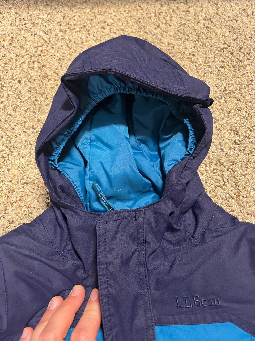 L.L. Bean Blue and Navy Toddler Snow suit - Picture 5 of 10
